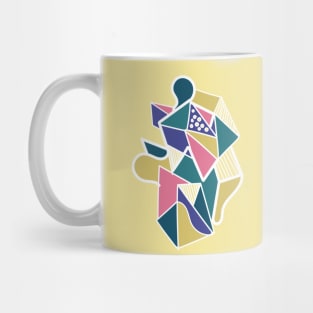 Geometric pastel color abstract cute Mug